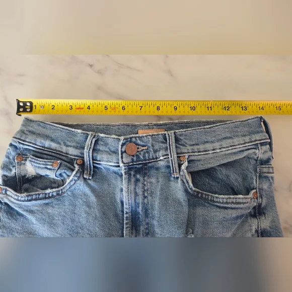 Mother The Insider Ankle Denim Bloom And Doom Jeans - Picture 5 of 10